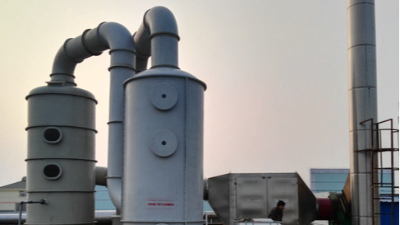 電子廠酸堿廢氣處理有高招，除塵器（qì）廠家91香蕉视频環境噴淋塔效果佳