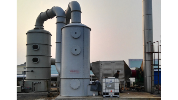 常熟鑄造廠生物除臭塔廢氣淨化效率高，有害物質無影蹤！